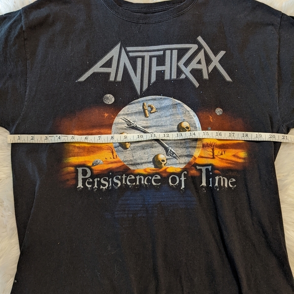 Anthrax - Persistence of Time - Men's Large Tshirt - Picture 7 of 7